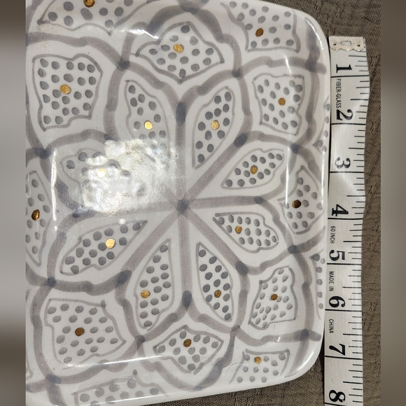Moroccan Ceramic Tray Savannah Willow - Picture 4 of 5